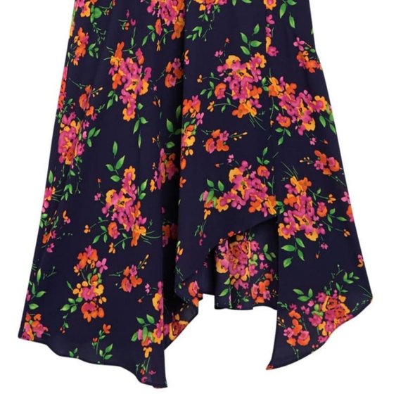 NWT Nanette Lepore Flutter Sleeve Midi Dress Sz 10 - Picture 7 of 10